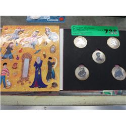 Harry Potter coins and stickers