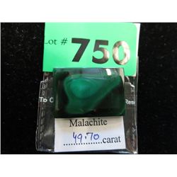 Rectangular malachite lozenge 49.70