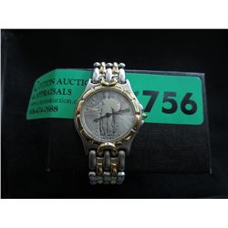 Wristwatch, stainless steel,