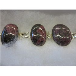 Sterling silver Russian chariote tennis bracelet