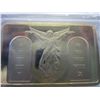 Image 1 : Gold clad Jesus/10 Commandments bar.