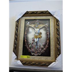 Two box framed religious icons