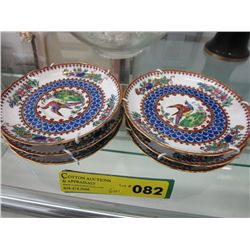 6 Spode saucers
