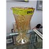 Image 1 : Depression glass vase in an Iris pattern