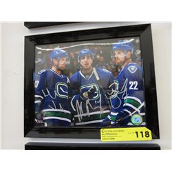 Autographed hockey photo