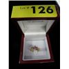 Image 2 : Pink Ice ring, 14KT yellow gold
