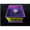Image 2 : Solitaire ruby ring  2 diamonds on shoulders