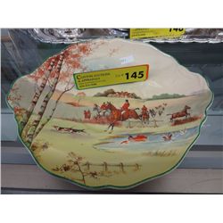 Old Royal Doulton plate "Fox Hunting"