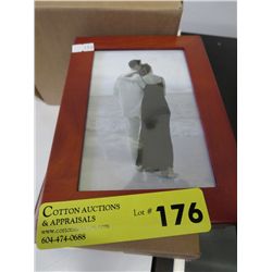 Wood framed picture album - new