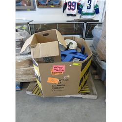 Skid of fluorescent signs & letters