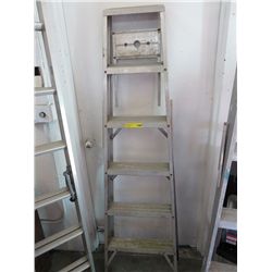 Metal step ladder 6' high