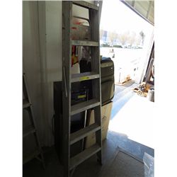 Metal step ladder 6' high