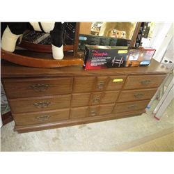 9 drawer dresser 66" L x 18" D x 30" T