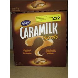Case of Cadbury Caramilk Secrets bite size