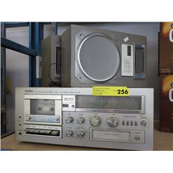 Yorx cassette recorder/8 track player