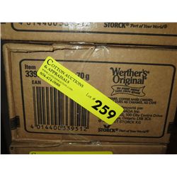 Case of Werther's Original candies