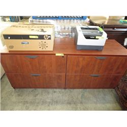 Four drawer filing cabinet/credenza