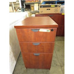 Three drawer filing cabinet