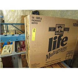 Case of Quaker Life cereal