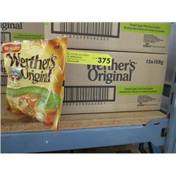 Case of Werther's original hard candies