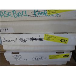 Case of Upper Deck Baseball cards 1988/89