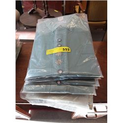 8 Men's 100% cotton shirts