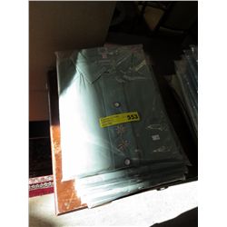 8 Men's 100% cotton shirts