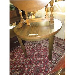 Round arborite coffee table