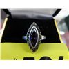 Image 1 : Sterling silver estate amethyst ring - As Is