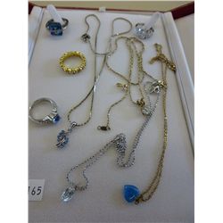 Collection of costume jewelry