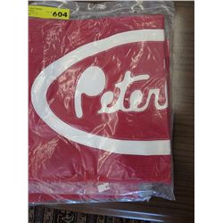 Truck bra for Peterbilt extended hood - red