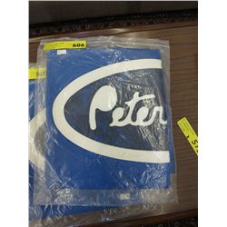 Truck bra for Peterbilt extended hood - blue