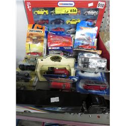 Large lot of toy cars