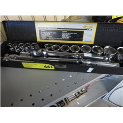 21 piece 1/2" socket set