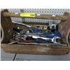Image 1 : Wooden tool caddy containing tools