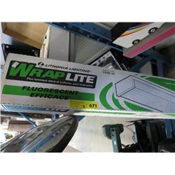 Two fluorescent wrap lites