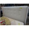 Image 1 : Queen size fabric covered headboard