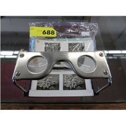 Vintage pocket stereoscope