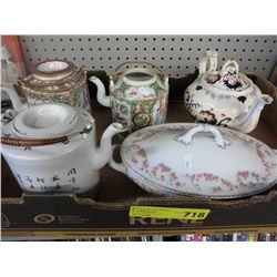 Lot of assorted china and tea pots