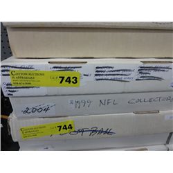 NFL football cards 1999