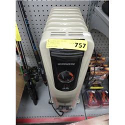 Electric radiator style heater
