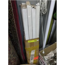 Case of halogen light fixtures