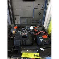 Craftsman cordless drill in case