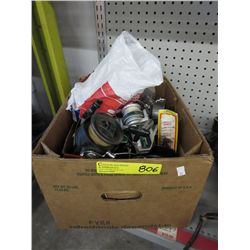 Box of fishing reels