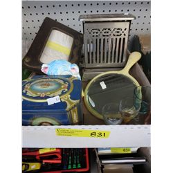 Box  vintage items