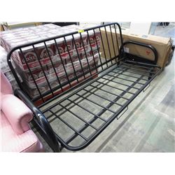 Black metal futon frame - new