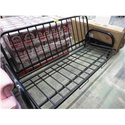Black metal futon frame - new