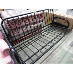 Black metal futon frame - new