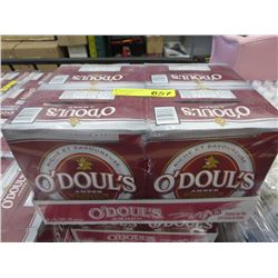 Case of O'Doul's Amber dealcoholized beer