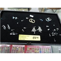 Approx. 1 dozen pairs of  quality costume earrings